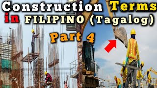 Construction Terms in Tagalog and English Paano malaman Part 4 [upl. by Anuahs466]