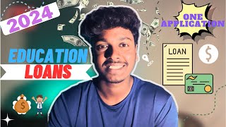 HOW TO GET EDUCATION LOAN EASILY WITH ONE APPLICATIONతెలుగుMASTERS USA EDUCATION LOAN [upl. by Kcirdorb]