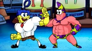 Super Brawl 4  SpongeBob SquarePants  Cartoon Movie Game  New Episodes 2015 HD [upl. by Roybn]