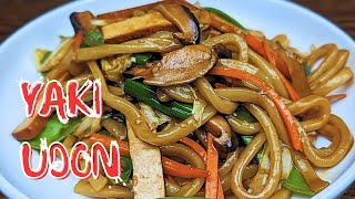 Yaki Udon Noodles Recipe with Vegetables and Tofu  Stir Fry Udon Noodles  Dinner and Lunch [upl. by Nede]