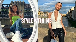 STYLE WITH ME  my italy outfits [upl. by Shyamal]