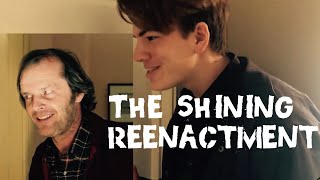 The Shining  Here’s Johnny Scene Reenactment [upl. by Eniamrehs592]