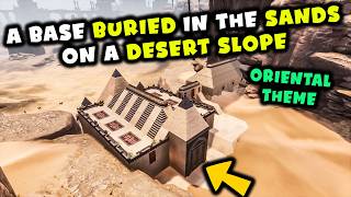 A Base BURIED in the Sands on a DESERT Slope  Conan Exiles [upl. by Acinomahs]