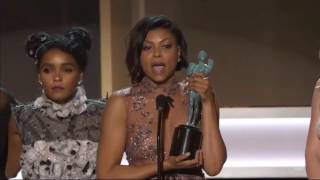 Taraji P Hensons emotional speech at The 23rd Annual Screen Actors Guild Awards [upl. by Navac]