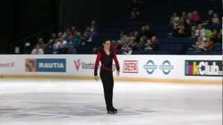 Finlandia Trophy 2012 Espoo 5102012 Javier Fernandez short program [upl. by Nawrocki]