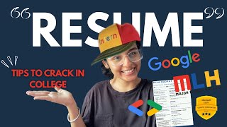 This is how i cracked with NO Work Experience  perfect college resume Pro tips [upl. by Siuol]