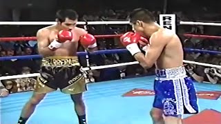 Marco Antonio Barrera Mexico vs Enrique Sanchez Mexico  KNOCKOUT Boxing Fight Highlights  HD [upl. by Anelagna]