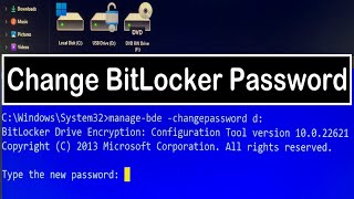 How to change BitLocker Password using the Command Line [upl. by Biondo]