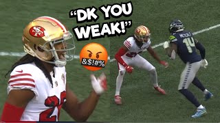 DK Metcalf Vs Josh Norman GOT HEATED 🤬 TRASH TALK WR Vs CB 49ers Vs Seahawks highlights [upl. by Ingold]