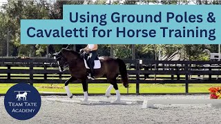 Using Ground Poles amp Cavaletti for Horse Training [upl. by Ansell]