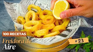 🌟 CALAMARES a la Romana ¡FÁCILES y RÁPIDOS en Freidora de Aire 🔥 [upl. by Adimra]