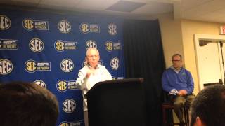 Departing SEC commissioner Mike Slive talks about his successor Greg Sankey [upl. by Nicole]