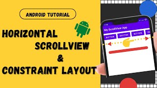 ScrollView Android Studio  Horizontal ScrollView [upl. by Naedan739]