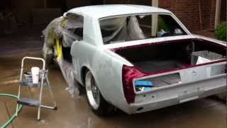 How to paint a car yourself on your driveway at home outside [upl. by Adal890]