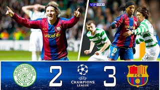 Celtic 23 Barcelona UCL 2008 Extended Highlights amp Goals Full HD 🎤 رؤف خليف [upl. by Jakoba]