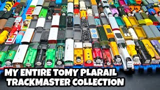 My ENTIRE Tomy Plarail amp Trackmaster Thomas COLLECTION 120 Trains amp 400 Rolling Stock [upl. by Lilah]