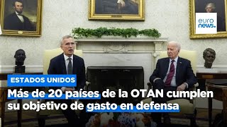 Stoltenberg quotMás de 20 países miembros de la OTAN han alcanzado su objetivo de gasto en defensaquot [upl. by Nagad]