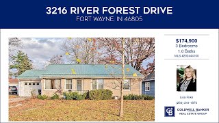 3216 River Forest Drive Fort Wayne Indiana Homes for Sale  wwwcoldwellhomescom [upl. by Mlehliw]