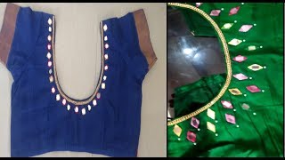 DIY designer blouse  blouse designing at home  how to design a designer blouse [upl. by Maro]