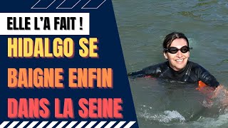 Anne Hidalgo sest jetée dans la Seine [upl. by Rasaec345]