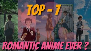 7 Romantic Anime Movies You MUST WATCH Before You Die  Anime Movies in Hindi  Best Anime Movies [upl. by Garwin]