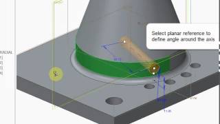 Creating Holes PTC Creo [upl. by Hras]