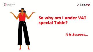 Why you are under VAT special Table [upl. by Faun298]