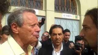 Zamparini e Lo Monaco confronto con Tifoso incazzato [upl. by Ainoda458]