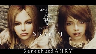 TES V  Skyrim Mods MBWS Follower [upl. by Ennaoj]