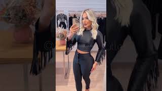 Shiny Leggings Fashion Hacks  How To Go Viral in Leather Leggings Outfits [upl. by Brozak]