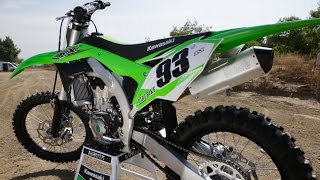 2017 Kawasaki KX450F  Dirt Bike Magazine [upl. by Joseph]