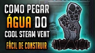 Como Pegar Água do Cool Steam Vent Guia de Construção em Volta da Fumarola em Oxygen Not Included [upl. by Silvie]