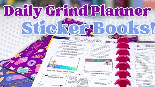 Unboxing STICKER BOOKS from The Daily Grind Planner  Week  Month in Review Planner Setup [upl. by Obeng]