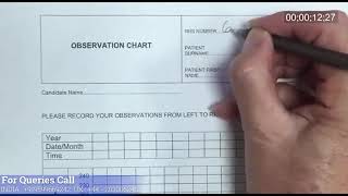 NMC OSCE OBSERVATION CHART [upl. by Karlens876]