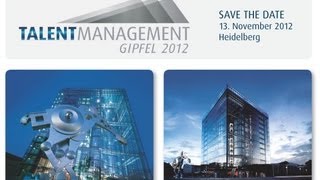 Talent Management Gipfel von HaufeUmantis in der Print Media Academy Heidelberg [upl. by Derreg]