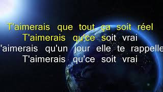 Alice et moi  Taimrais que ce soit vrai Paroles lyrics video [upl. by Fanchon141]