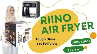 Riino Air Fryer Unboxing amp Review  Best Choice Air Fryer 2022  Malaysia [upl. by Shermy]