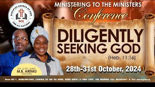 Day 2 Afternoon MINISTERING TO THE MINISTERS CONFERENCE Theme DILIGENTLY SEEKING GOD Heb 1116 [upl. by Annie]