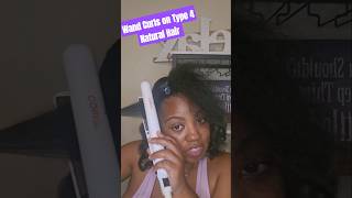 Wand Curls on Type 4 Natural Hair hairstyle wandcurls naturalhair haircare blowout [upl. by Akirrehs]