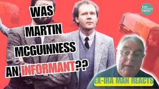 WAS MARTIN MCGUINNESS A quotTOUTquot ExIRA man REACTS Author of quotStakeknifes Dirty Warquot [upl. by Iana]