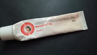 Melalite 15 Cream Review  Skin Lightening Cream  Uses Benefits and Side Effect of Melalite Cream [upl. by Enaitsirhc]