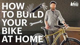 How to Assemble Your Bike at Home  REI [upl. by Qifahs]