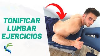 EJERCICIOS para zona LUMBAR  Aliviar LUMBAGO  Fisiolution [upl. by Lorolla794]