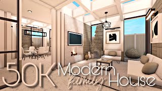 BLOXBURG 50K MODERN FAMILY HOUSE  NOGAMEPASS [upl. by Ariaek]