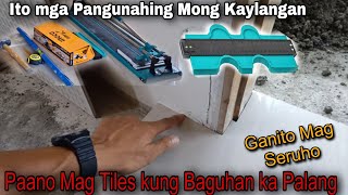 Paano Mag tiles kung Baguhan kapalang mga kagamitan at Kaalaman [upl. by Shoshana810]