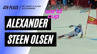 Alexander Steen Olsen WC GS Schladming 12324 [upl. by Burnett18]