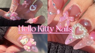 ₊˚⊹ ♡ 𐙚 Infill My Nails With Me🎀 ♥︎ [upl. by Annekim]