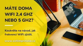 Jak zjistit frekvenci vaší WiFi sítě [upl. by Niobe]