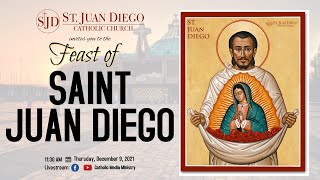 Mass for the Feast of St Juan Diego  December 9 2021 [upl. by Etnahc]