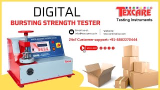 Digital Bursting Strength Tester Corrugated Board Bursting Strength Tester [upl. by Peper]